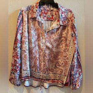 Paisley Print Women's Top